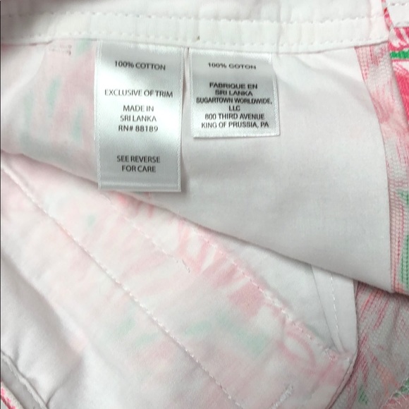 Lilly Pulitzer pink flamingos shorts - Picture 7 of 8